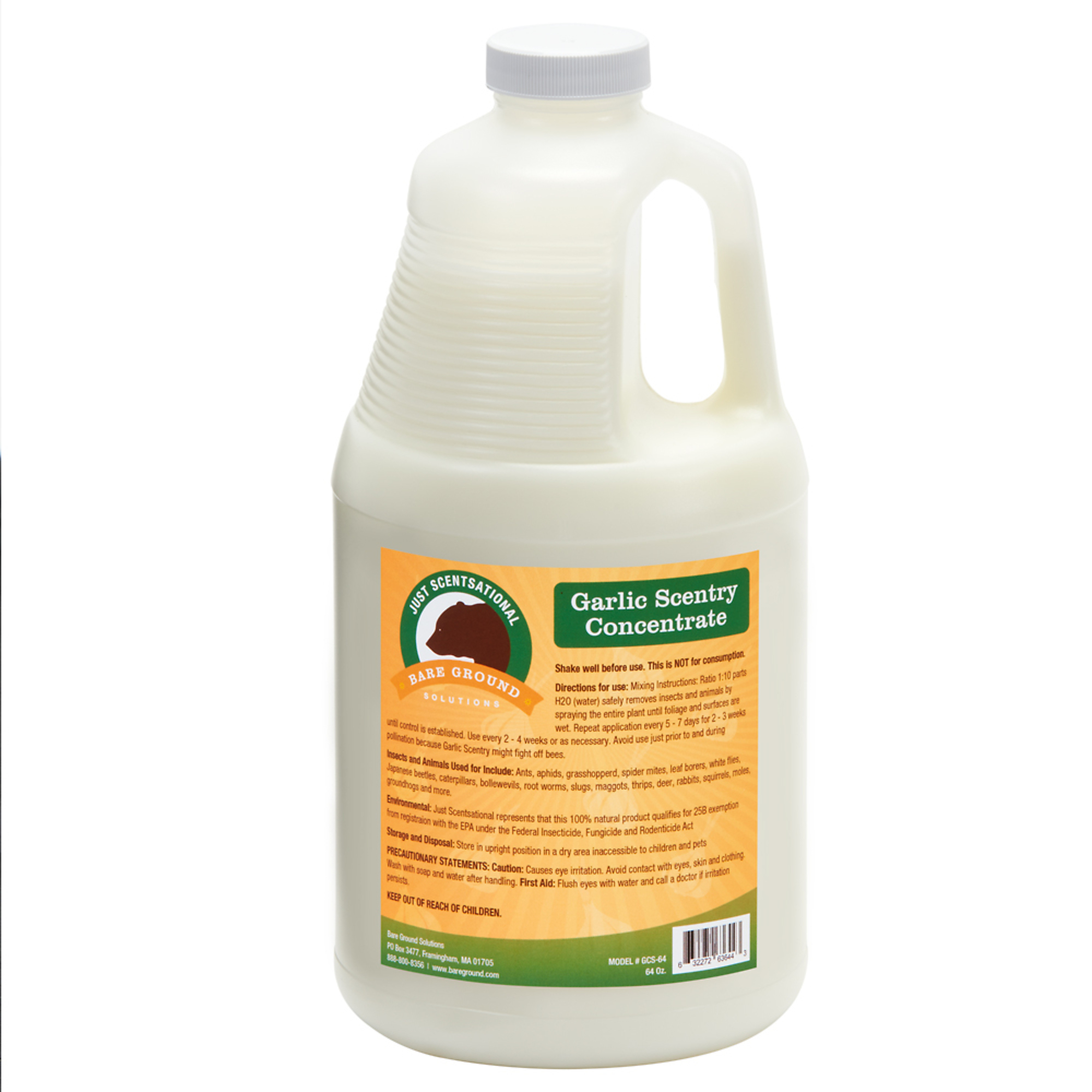 Bare Ground, 1/2 Gallon of Garlic Concentrate, Model# GCS-64